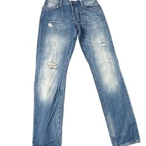 Classic Men's Straight Fit Blue Jeans